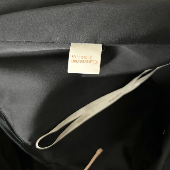 Marchesa Notte 100% Silk One Strap Mini Dress in Black Size 6 - Picture 5 of 5